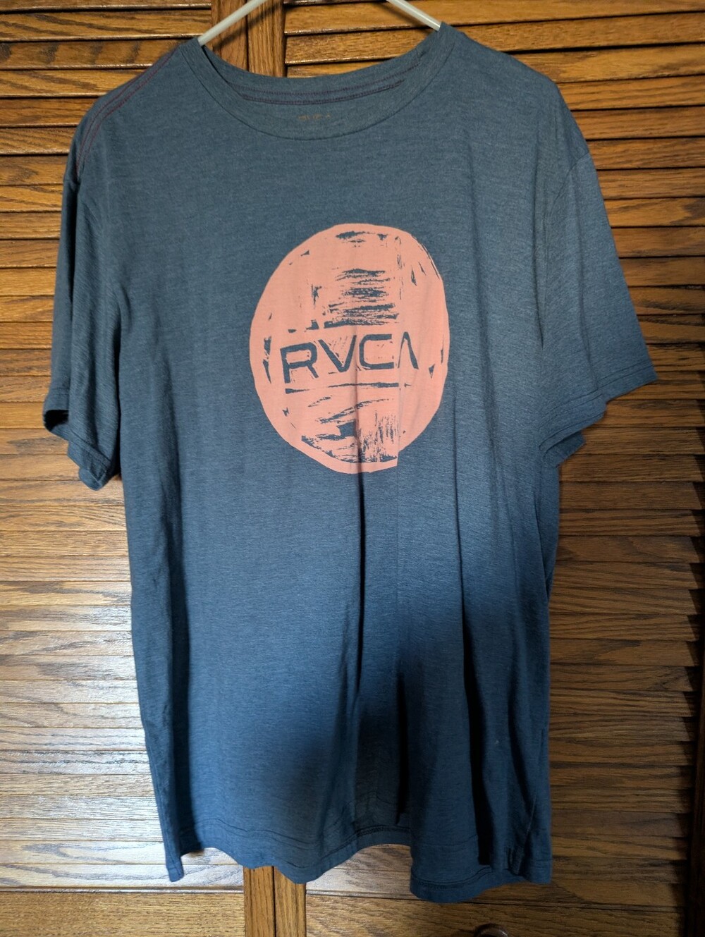 RVCA‎ Mens Tee Shirt Size XXL Heather Blue